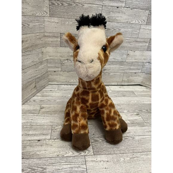 Aurora Destination Nation Giraffe Plush 9" Stuffed Toy Realistic Soft Animal - Picture 1 of 9